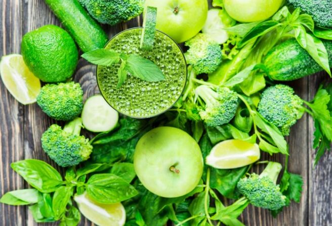 Zelení a citrusové plody